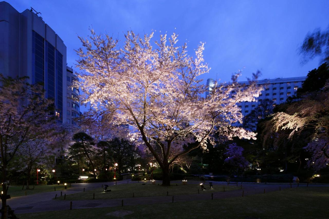Grand Prince Hotel Takanawa Tóquio Exterior foto Illuminated cherry trees at night